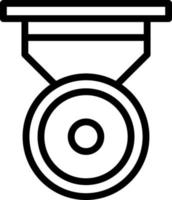silver- medalj vektor ikon design