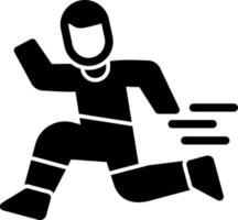 Leichtathletik-Vektor-Icon-Design vektor