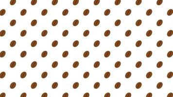 kaffe böna mönster för kaffe affär. vektor sömlös mönster med kaffe bönor på beige bakgrund i retro stil.