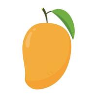 mango vektor. mango på vit bakgrund. logotyp design. mango tecknad serie vektor. thailand efterrätt. vektor