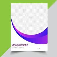 broschüre, plakat, flyer, broschüre, zeitschrift, einbanddesign mit platz für fotohintergrund, vektorillustrationsvorlage in a4-größe, kostenloser vektor, kostenloser vektor