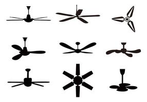 Free Deckenventilator Icons Vektor