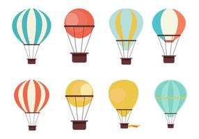 Gratis Hot Air Balloon Collection Vector