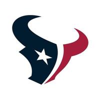 Houston Texans-Logo auf transparentem Hintergrund vektor