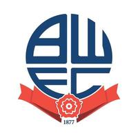 bolton wanderers fc-logo auf transparentem hintergrund vektor