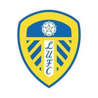 leeds united-logo auf transparentem hintergrund vektor