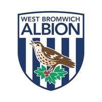 west bromwich albion logo auf transparentem hintergrund vektor