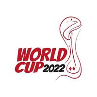qatar värld kopp 2022 fri vektor sport begrepp illustration