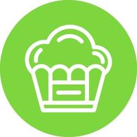 Muffin-Vektor-Icon-Design vektor