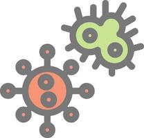 Mikroorganismen-Vektor-Icon-Design vektor