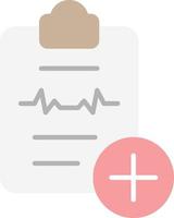 Vektor-Icon-Design für die Krankengeschichte vektor