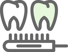 oral hälsa vektor ikon design