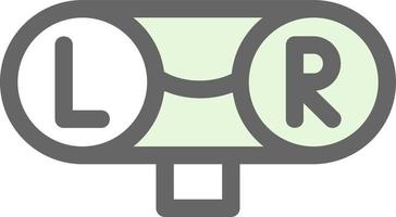 Augenheilkunde-Vektor-Icon-Design vektor