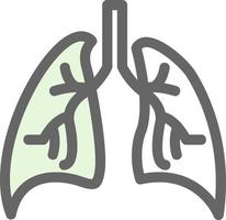 pulmonology vektor ikon design