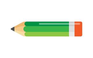 Bleistift-Symbol im flachen Stil. bildungsausrüstungsvektorillustration auf lokalisiertem hintergrund. Zeichenwerkzeug Geschäftskonzept. vektor