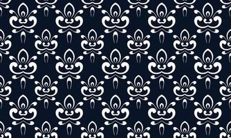 damast- fleur de lis mönster stencil vektor sömlös bakgrund tapet fleur de lis mönster digital textur design för skriva ut tryckbar tyg saree gräns.