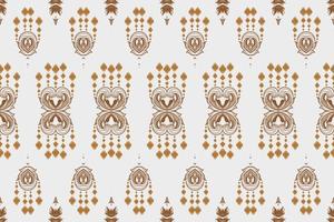 ikat gräns stam- afrikansk sömlös mönster. etnisk geometrisk batik ikkat digital vektor textil- design för grafik tyg saree mughal borsta symbol strängar textur kurti kurtis kurtas