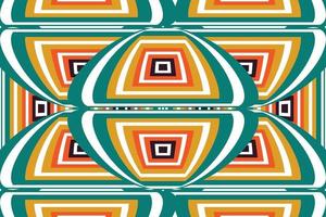 Kente Stoffdruck traditionelles ethnisches orientalisches Design für den Hintergrund. Volksstickerei, indisch, skandinavisch, Zigeuner, mexikanisch, afrikanischer Teppich, Tapete. vektor