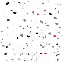 terrazzo-muster illustrator realistische rasterstruktur des mosaikbodens mit natursteinen, granit, marmor, quarz, buntem glas, beton. trendiges Wiederholungsdesign in Pink, Weiß und Grün vektor