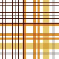 Check Plaid Pattern Design Textile ist ein gemusterter Stoff, der aus überkreuzten, horizontalen und vertikalen Bändern in mehreren Farben besteht. Tartans gelten als kulturelle Ikone Schottlands. vektor