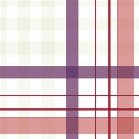 Karo-Plaid-Muster-Stoff-Vektordesign ist ein gemusterter Stoff, der aus überkreuzten, horizontalen und vertikalen Bändern in mehreren Farben besteht. Tartans gelten als kulturelle Ikone Schottlands. vektor