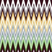 trendiger Zickzack-Chevron-Muster geometrischer Hintergrund für Tapeten, Geschenkpapier, Stoffdruck, Möbel. Zickzack-Druck. ungewöhnlich gemaltes Ornament aus Pinselstrichen. vektor