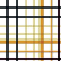 Kariertes Tartan-Muster-Design-Textil ist ein gemusterter Stoff, der aus überkreuzten, horizontalen und vertikalen Bändern in mehreren Farben besteht. Tartans gelten als kulturelle Ikone Schottlands. vektor