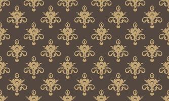 damast- fleur de lis mönster stencil vektor sömlös bakgrund tapet fleur de lis mönster scandinavian digital textur design för skriva ut tryckbar tyg saree gräns.