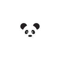 panda söt logotyp mall vektor