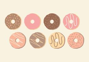 Vector Cute Hand gezeichneten Donuts