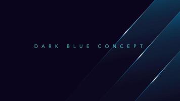moderner minimalistischer dunkelblauer Premium-abstrakter Hintergrund mit luxuriöser geometrischer dunkler Form. exklusives Tapetendesign für Website, Poster, Broschüre, Präsentation vektor