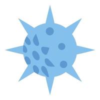 Virus-Windpocken-Symbol, isometrischer Stil vektor
