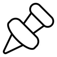 Filter-Suchstift-Symbol, Umrissstil vektor