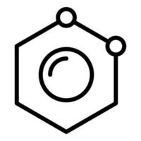 Blockchain-Symbol, Umrissstil vektor