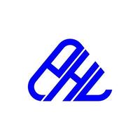 phl letter logo kreatives design mit vektorgrafik, phl einfaches und modernes logo. vektor