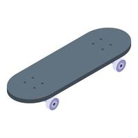 unge skateboard ikon, isometrisk stil vektor