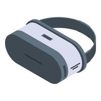 VR-Headset-Symbol, isometrischer Stil vektor