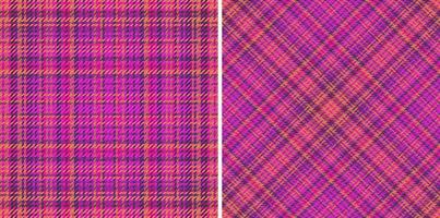 bakgrund tyg sömlös. vektor kolla upp textur. tartan mönster textil- pläd.