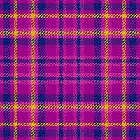 Textil-Karo-Tartan. Vektor nahtlose Prüfung. Textur Stoff Hintergrundmuster.