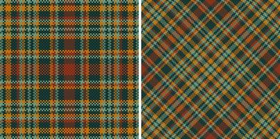 tyg tartan textur. pläd sömlös bakgrund. kolla upp mönster textil- vektor. vektor