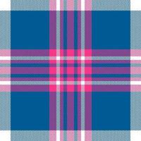 kariertes Karomuster. nahtlose Stoffstruktur. Tartan-Textildruck. vektor