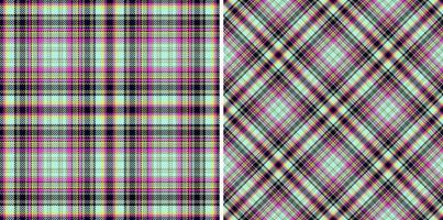 Stoff-Vektor-Tartan. Textilhintergrund nahtlos. Überprüfen Sie das karierte Texturmuster. vektor