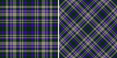 Prüfung der Hintergrundtextur. Stoffmuster nahtlos. Tartan-Vektor-Textil-Plaid. vektor