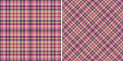 tyg textur bakgrund. tartan sömlös kolla upp. textil- pläd mönster vektor. vektor