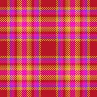 Tartan-Vektor-Plaid. Hintergrundmuster Textil. Stoff nahtlose Check-Textur. vektor