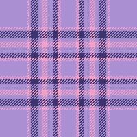 kariertes Karomuster. nahtlose Stoffstruktur. Tartan-Textildruck. vektor