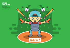 Gratis Umpire Kids Vector