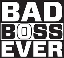 Boss-T-Shirt-Designpaket, Typografie-Gaming-Design vektor