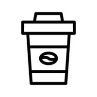 kaffeevektorillustration auf einem hintergrund. hochwertige symbole. vektorikonen für konzept und grafikdesign. vektor