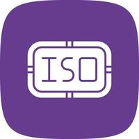 iso kreatives Icon-Design vektor